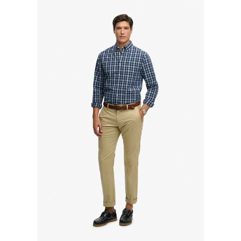 Superdry Preppy Poplin Long Sleeve Shirt image number 3
